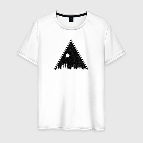 Мужская футболка Жизнь в Горах Номер Три / Белый – фото 1