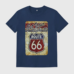 Мужская футболка Получи удовольствие от трассы 66!