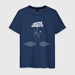 Футболка хлопковая мужская Arctic Monkeys mardy bum, цвет: тёмно-синий