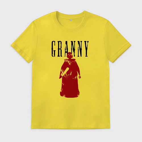 Мужская футболка Бабка / Желтый – фото 1