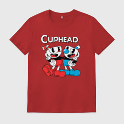 Мужская футболка Cuphead Чашечки