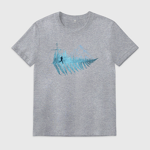 Мужская футболка Rum in the Wild / Меланж – фото 1