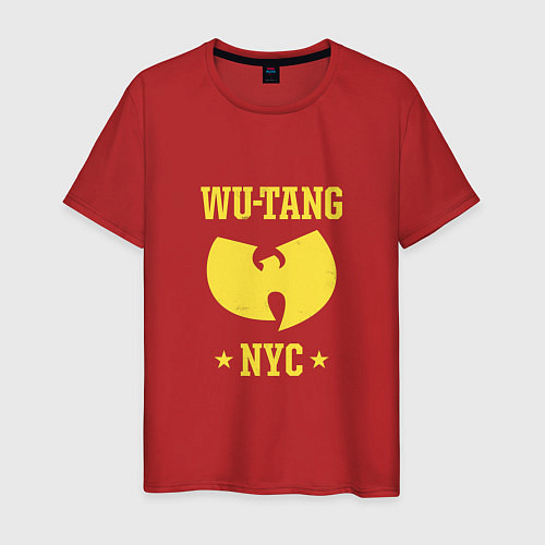 Мужская футболка Wu тang NYC / Красный – фото 1