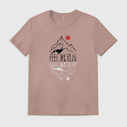 Мужская футболка Почувствуй