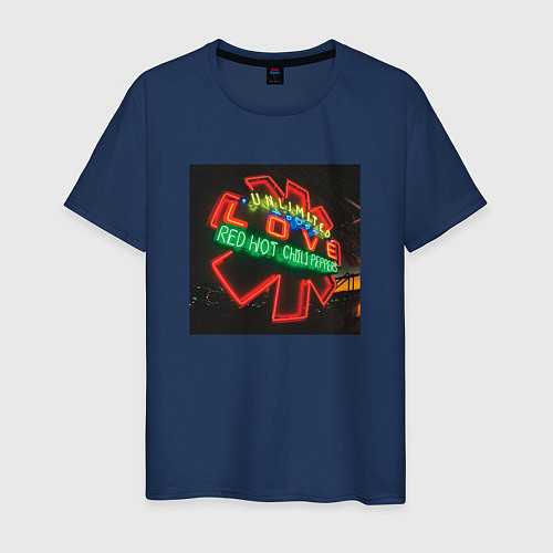Мужская футболка RHCP - Unlimited Love 2022 / Тёмно-синий – фото 1