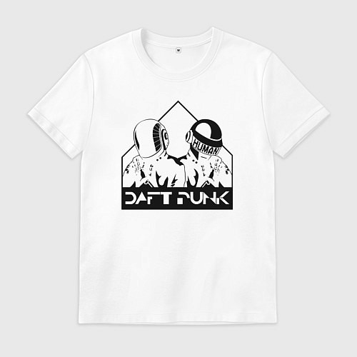 Мужская футболка Дафт панк / Белый – фото 1