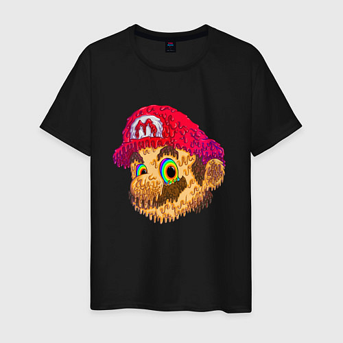 Мужская футболка Super Mario Sketch Nintendo / Черный – фото 1