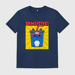 Мужская футболка Кот - позитив