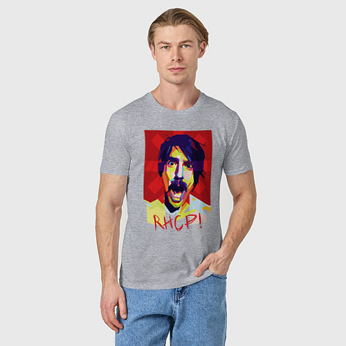 Мужская футболка Kiedis RHCP / Меланж – фото 3