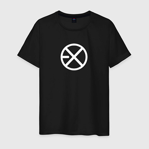 Мужская футболка Лого exo эхо / Черный – фото 1