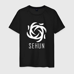 Футболка хлопковая мужская Exo SEHUN, цвет: черный