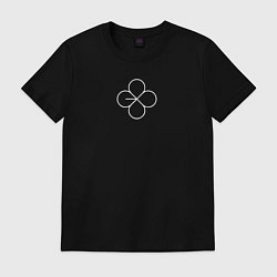 Футболка хлопковая мужская Exo экзо, цвет: черный