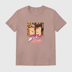 Мужская футболка Дио Брандо и Куджо Джотаро