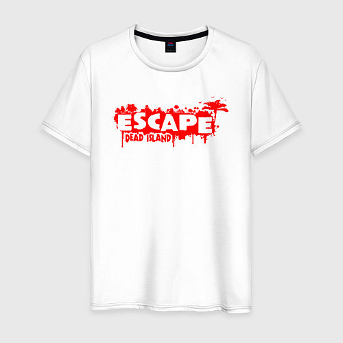 Мужская футболка Dead island ESCAPE / Белый – фото 1