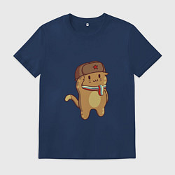 Мужская футболка Russian Cat