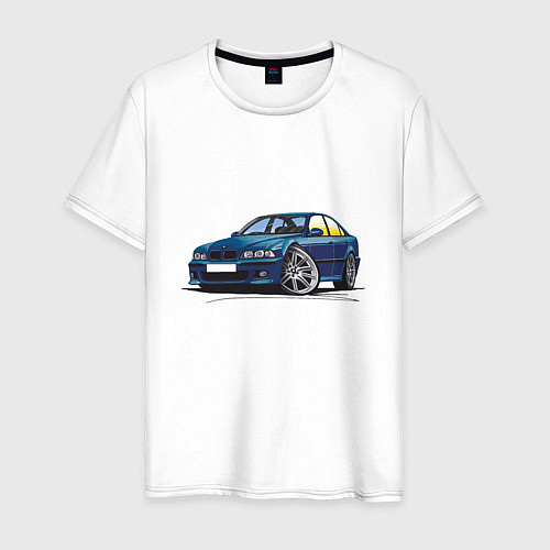 Мужская футболка BMW Blue / Белый – фото 1