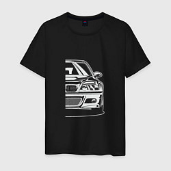 Футболка хлопковая мужская BMW - Car, цвет: черный