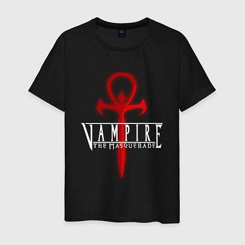 Мужская футболка Vampire: The Masquerade Bloodhunt / Черный – фото 1