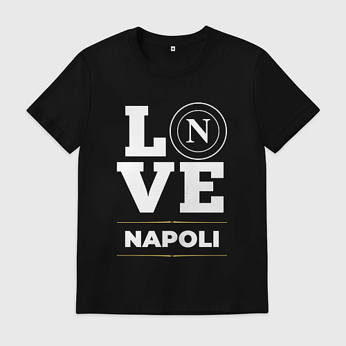 Мужская футболка Napoli Love Classic / Черный – фото 1