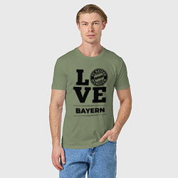 Футболка хлопковая мужская Bayern Love Классика, цвет: авокадо — фото 2