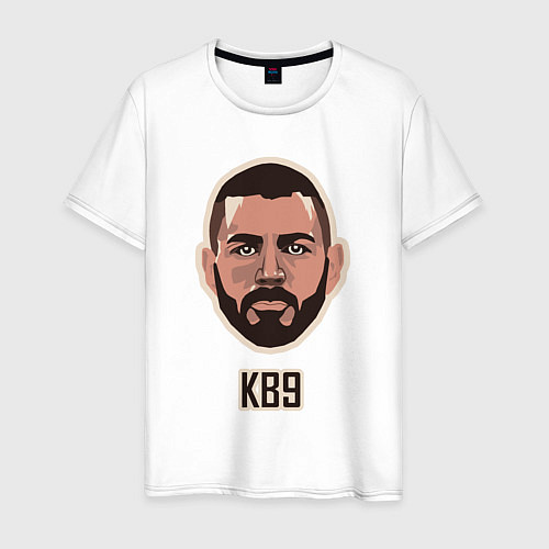 Мужская футболка KB9 / Белый – фото 1