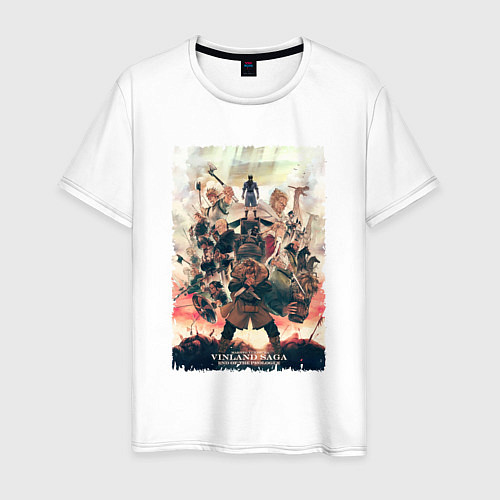 Мужская футболка Сага о Винланде Конец пролога / Белый – фото 1