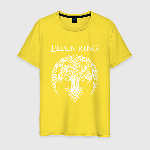 Мужская футболка ДРЕВО ELDEN RING / Желтый – фото 1