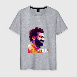 Футболка хлопковая мужская Smile Salah, цвет: меланж