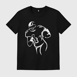 Мужская футболка Игрок в американский футбол