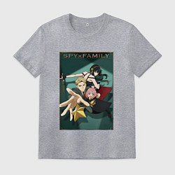 Мужская футболка SPY X FAMILY СЕМЬЯ ШПИОНА