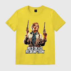Футболка хлопковая мужская Sadie Adler, цвет: желтый