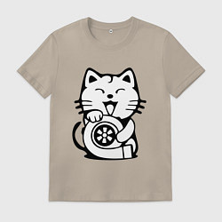 Мужская футболка JDM Cat & Engine Japan