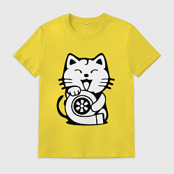 Мужская футболка JDM Cat & Engine Japan