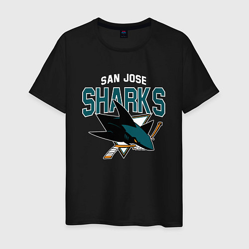 Мужская футболка SAN JOSE SHARKS NHL / Черный – фото 1