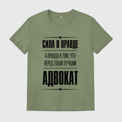 Мужская футболка Адвокат Правда