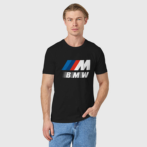 Мужская футболка BMW BMW FS / Черный – фото 3