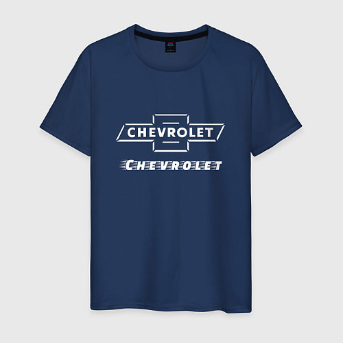 Мужская футболка CHEVROLET Chevrolet / Тёмно-синий – фото 1