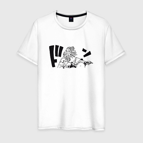 Мужская футболка Мандзиро арт / Белый – фото 1