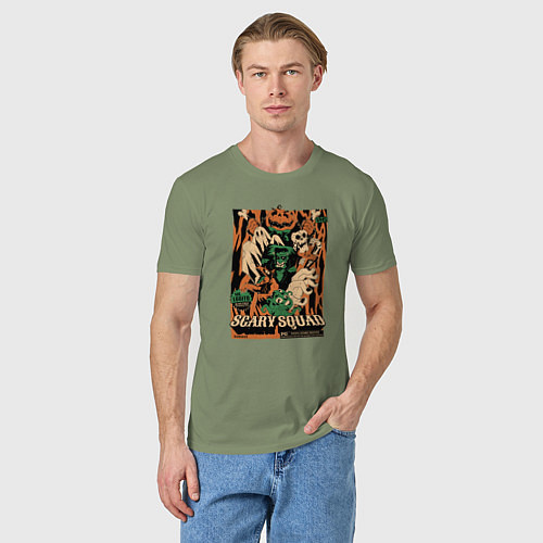 Мужская футболка Страшный отряд монстров / Авокадо – фото 3