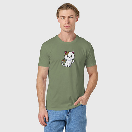 Мужская футболка Rude cat / Авокадо – фото 3