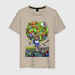 Мужская футболка Crazy Dave plants