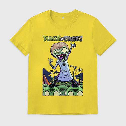 Мужская футболка Dr Zomboss / Желтый – фото 1