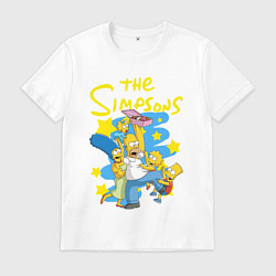 Мужская футболка The SimpsonsСемейка Симпсонов