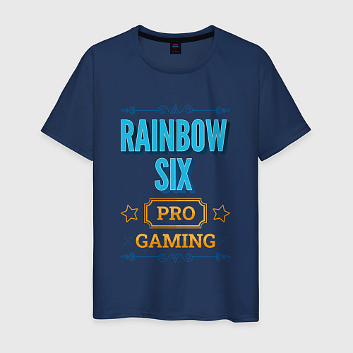 Мужская футболка Игра Rainbow Six PRO Gaming / Тёмно-синий – фото 1