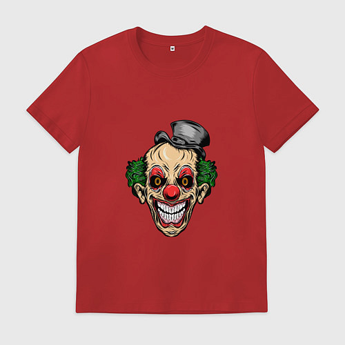 Мужская футболка Scary Clown / Красный – фото 1