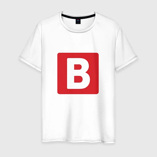 Мужская футболка БЕДОЛАГА BEDOLAGA / Белый – фото 1