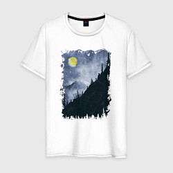 Мужская футболка Медведи на склоне