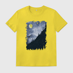 Мужская футболка Медведи на склоне