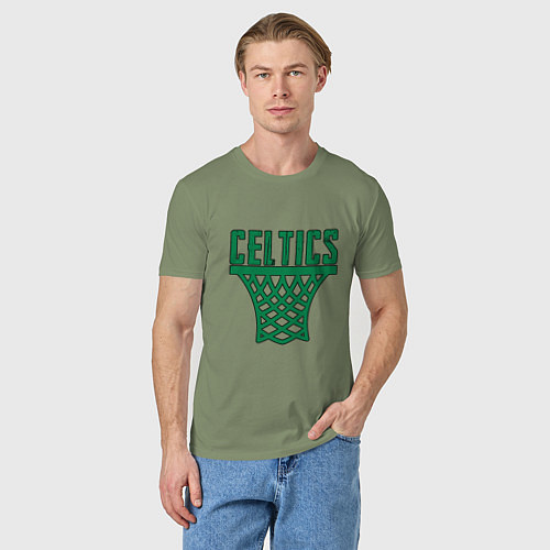 Мужская футболка Celtics Dunk / Авокадо – фото 3