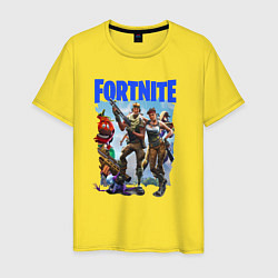 Мужская футболка FORTNITE ПЕРСОНАЖИ ИГРЫ